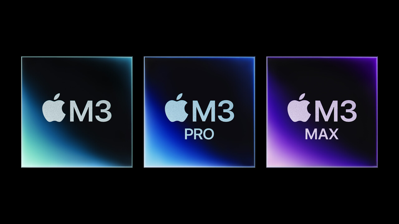 Apple M3, M3 Pro, M3 Max: Drei 3-nm-Chips mit mehr Leistung und höherer Effizienz