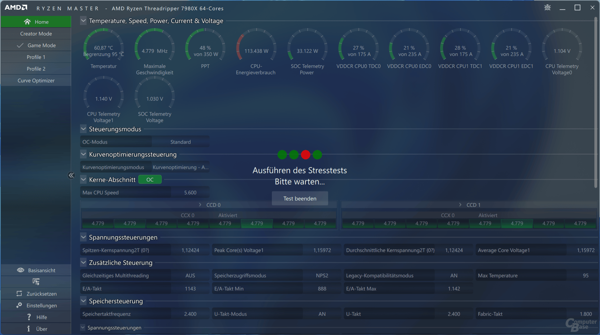 64 Kerne testen den Game Mode für  16 Kerne