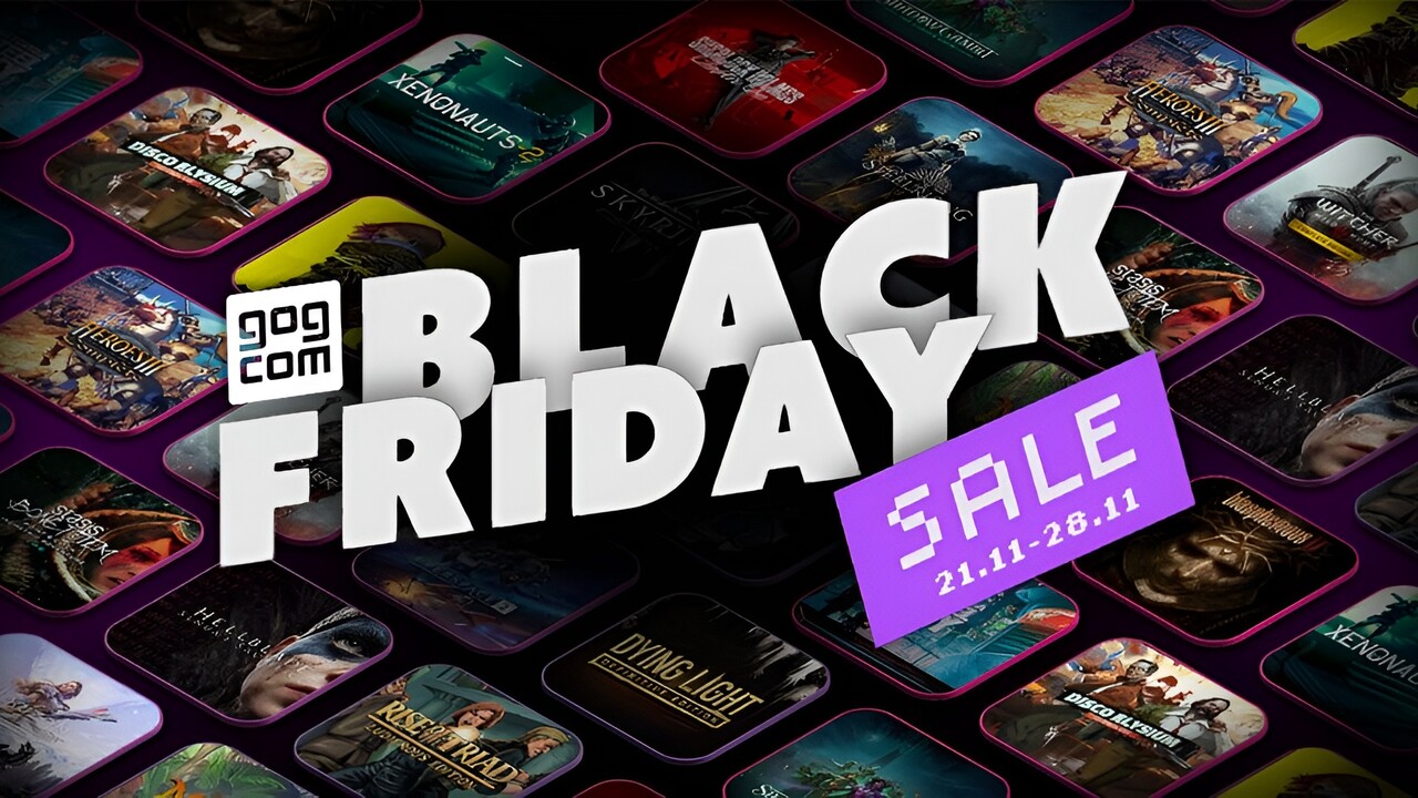 Black Friday Sale: Auch GoG lockt mit Rabatten und einem Gratisspiel