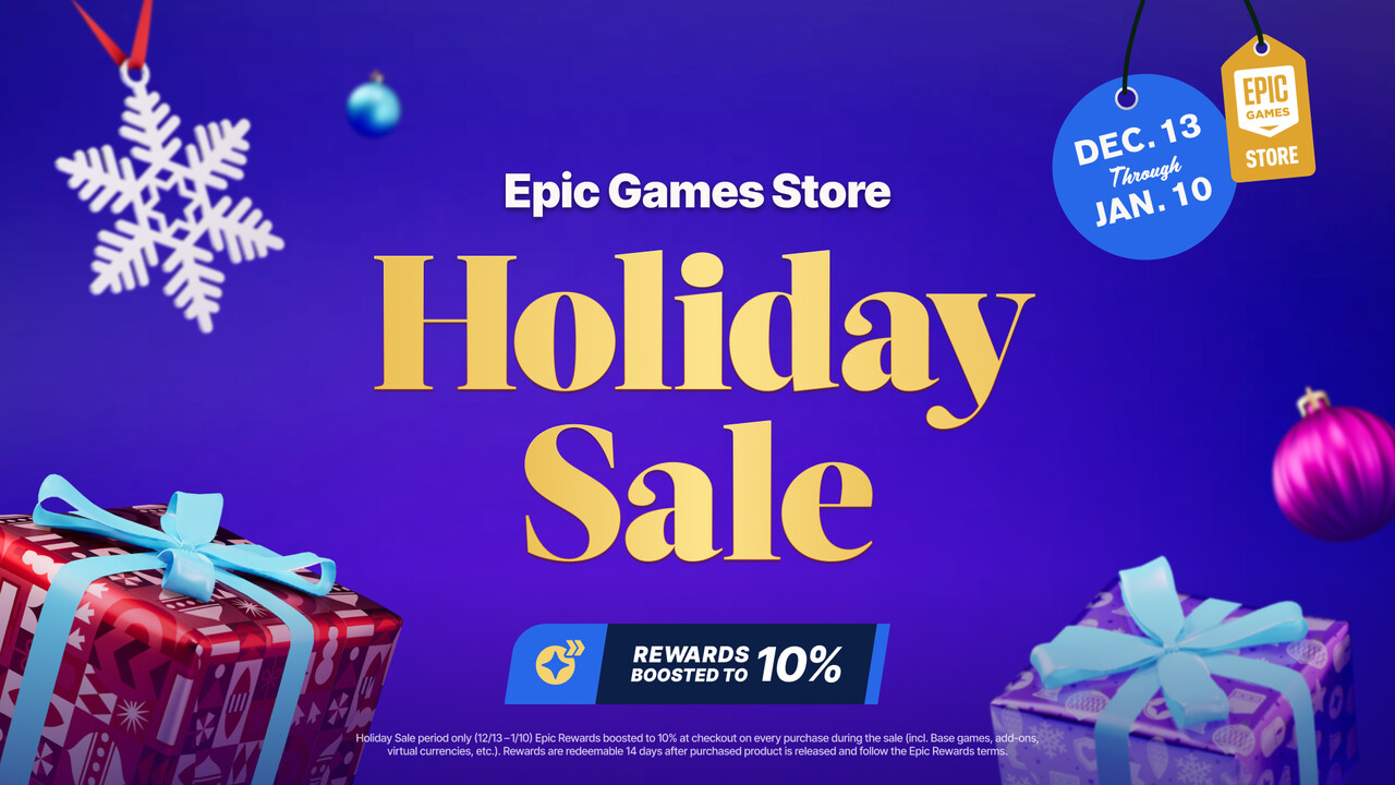 Epic Games Store: Holiday Sale ofrece 17 juegos gratis y cupones de descuento