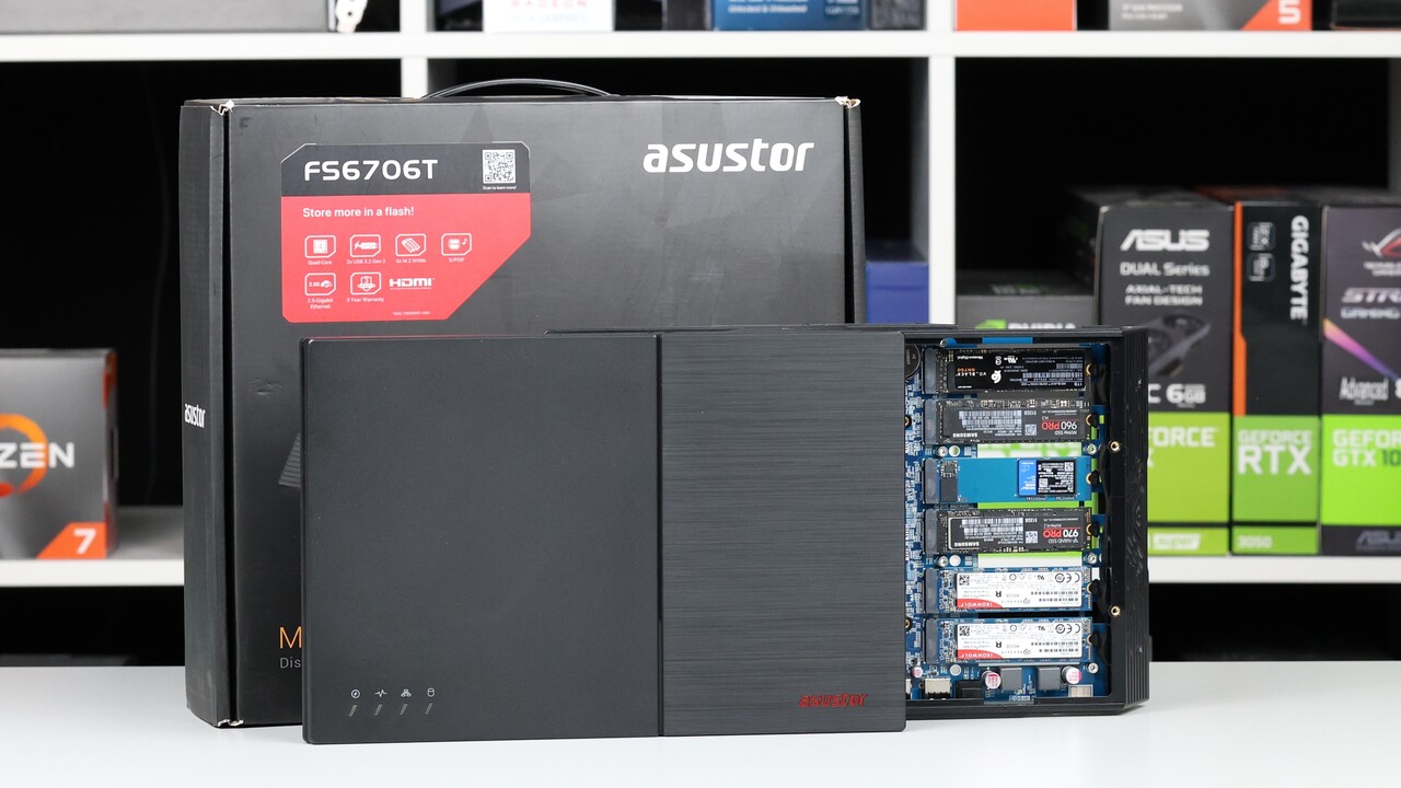 FLASHSTOR 6 (FS6706T) M.2 NVMe SSD NAS, Store more in a flash!