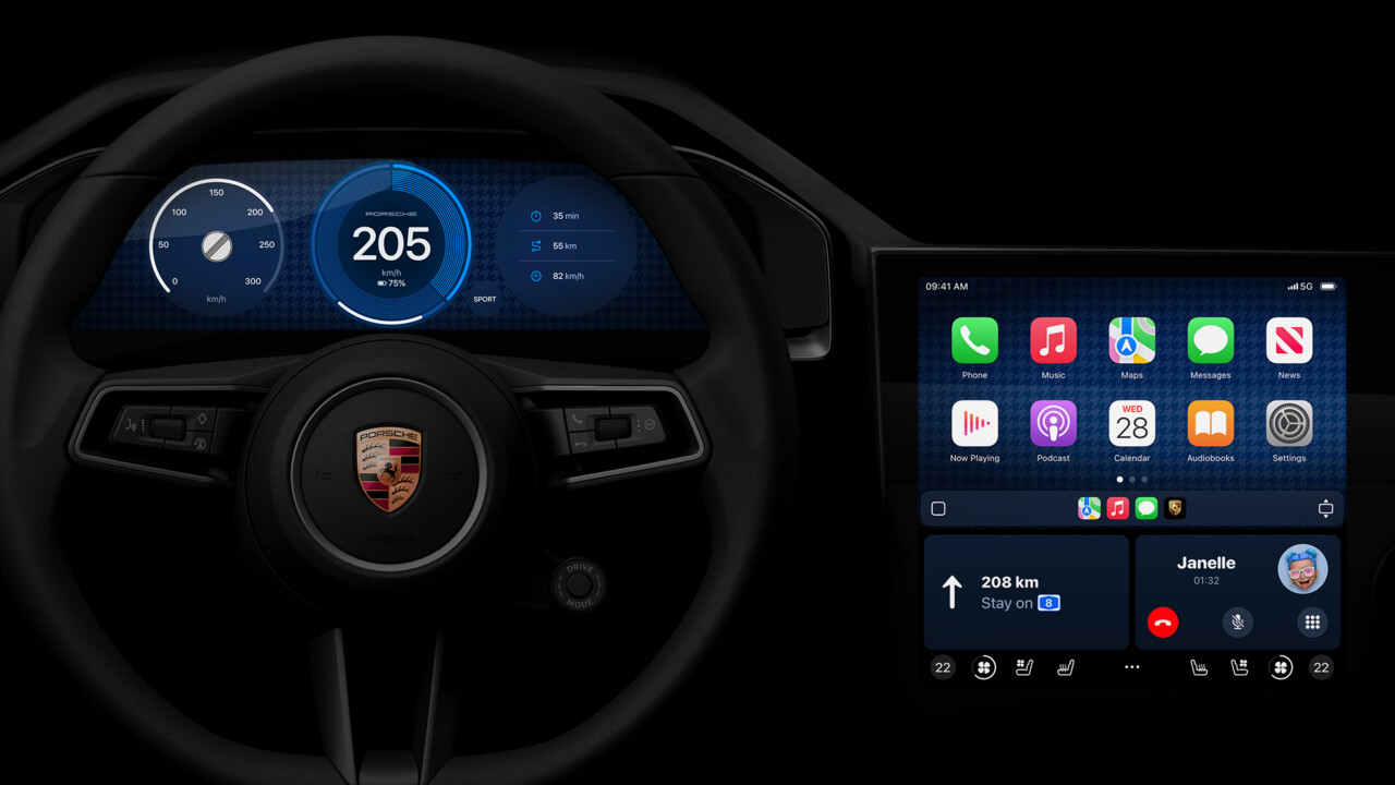 Apple im Auto: Porsche und Aston Martin zeigen neues CarPlay-Cockpit -  ComputerBase