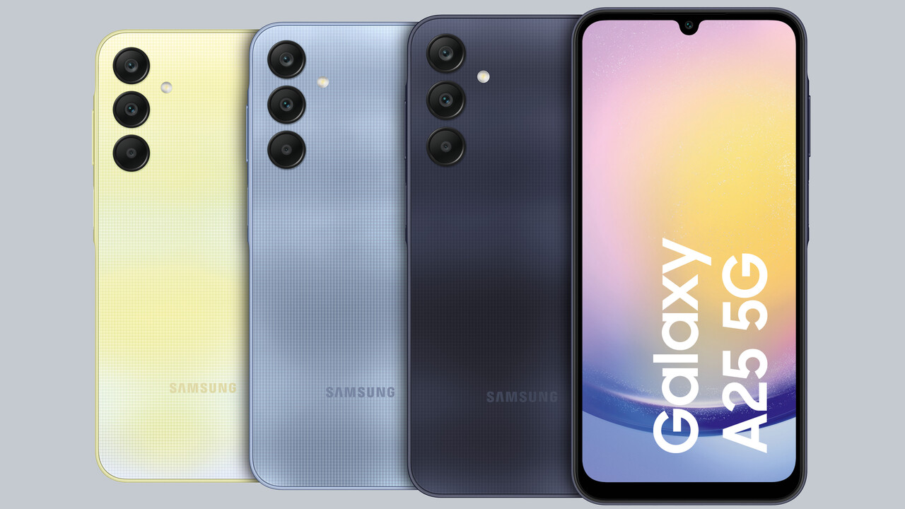 Galaxy A25 5G, A15 (5G) und A05s: Samsung bringt neue Einsteiger-Smartphones ab 159 Euro
