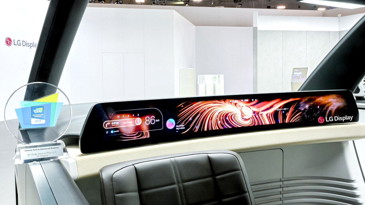 145 cm Diagonale: Das größte Auto-Display misst 57 Zoll und kommt von LG