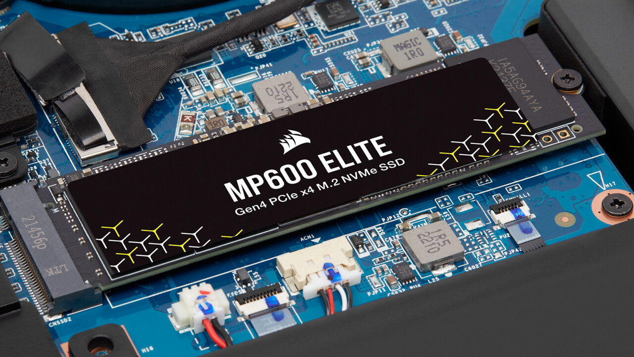 Corsair MP600 Elite: Effiziente PCIe-4.0-SSD mit E27T erweitert die Großfamilie