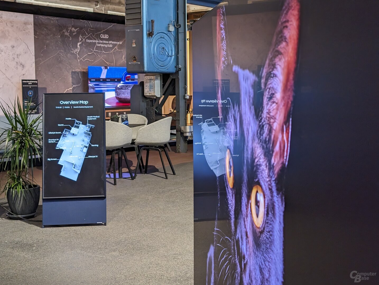 Samsung S95D bei sehr sehr spitzen Blickwinkeln