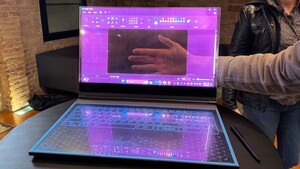 Lenovo ThinkBook: Durchsichtiges Notebook-Konzept mit Micro-LEDs angeschaut