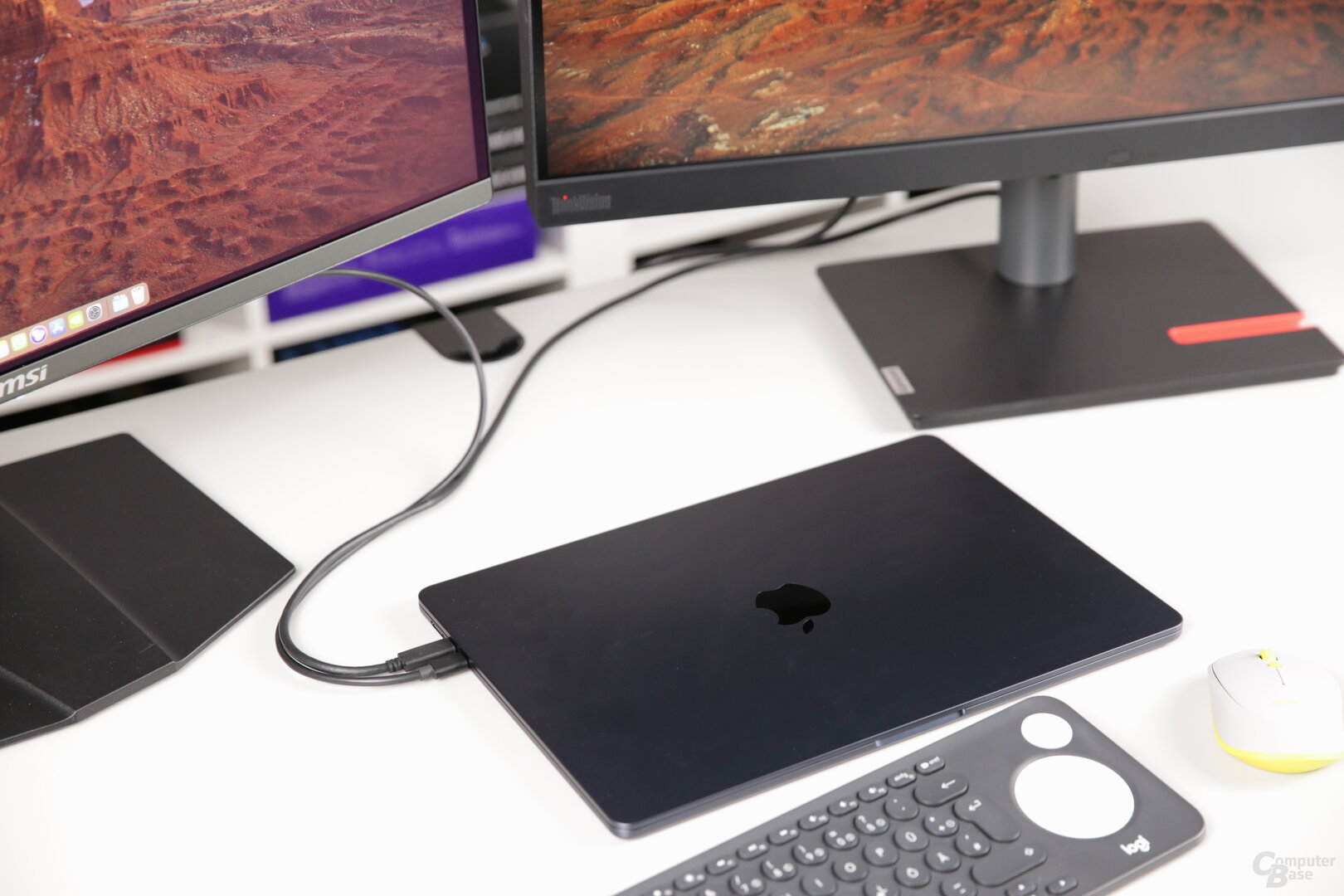 MacBook Air mit M3 unterstützt geschlossen bis zu 2 × 5K60