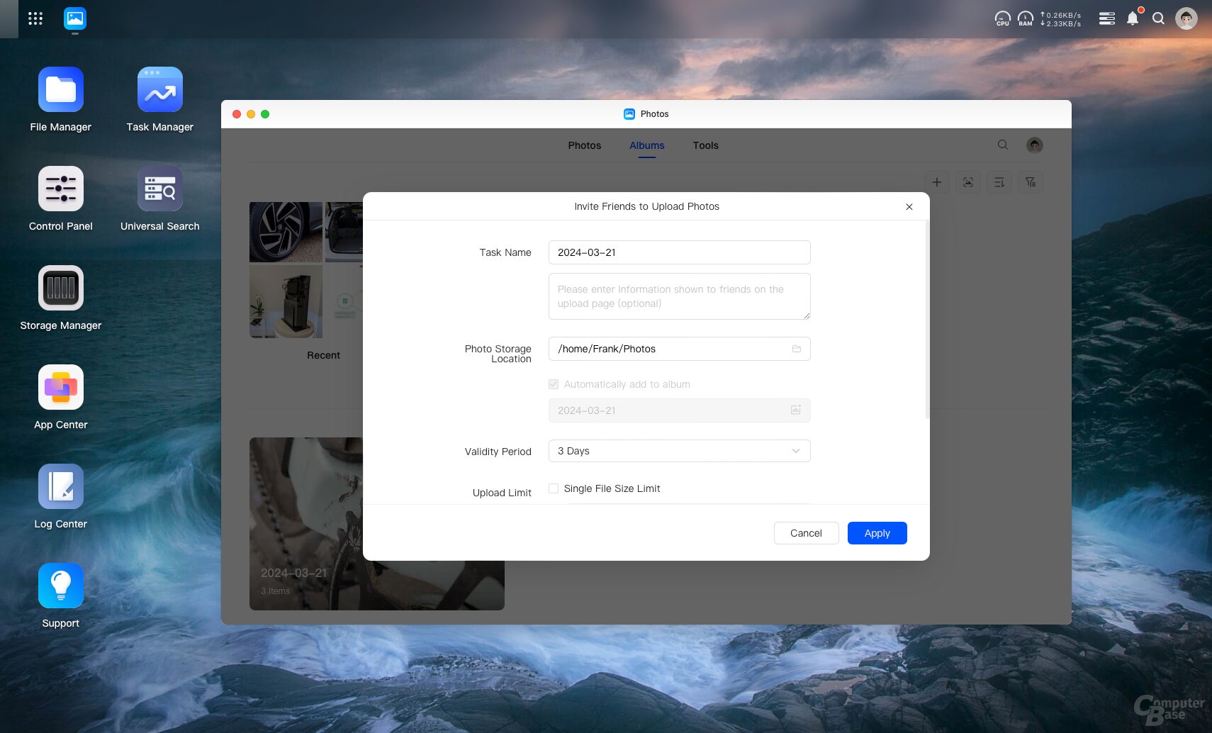 Photos-App für Ugreen NAS