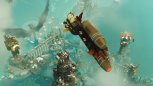 Bulwark: Falconeer Chronicles: Steampunk-Aufbauspiel errichtet Bollwerk im Ozean