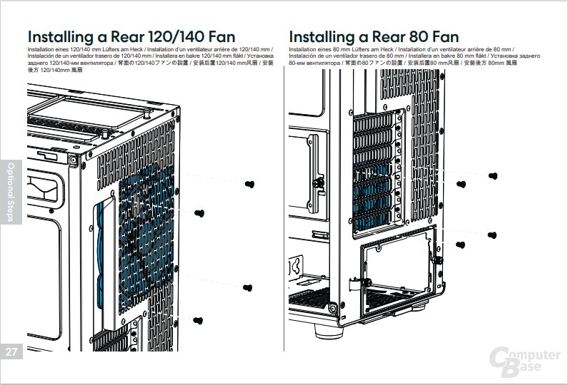 Fractal Design North XL im Test: Hecklüfter