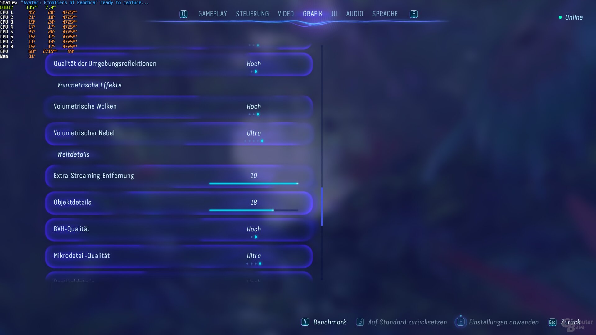 Avatar Einstellungen 5