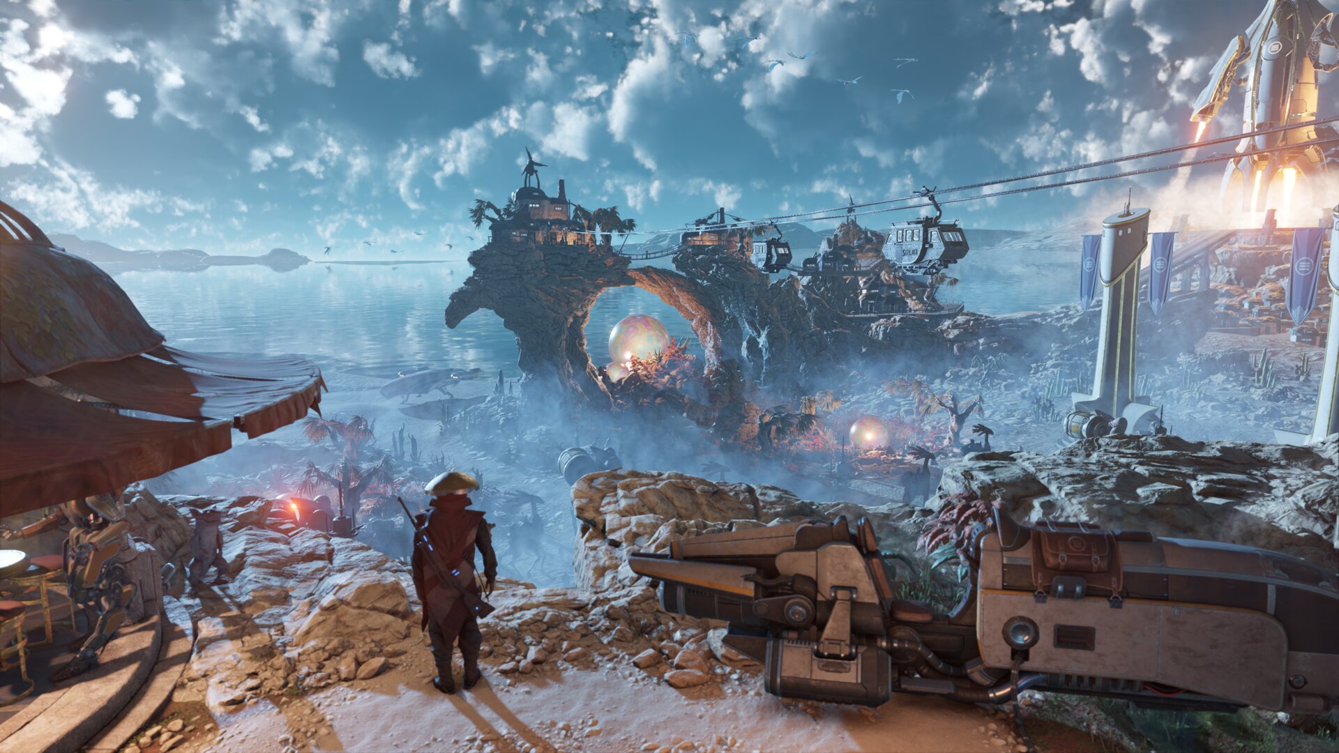 Steel Nomad Light rendert in WQHD bei Nacht