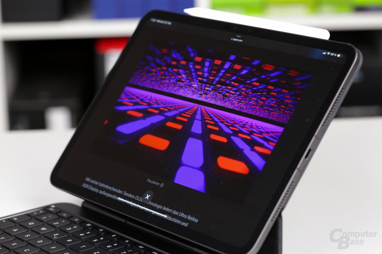 Tandam Computer Apple iPad Pro mit M4 und Tandem-OLED-Display im Test - ComputerBase