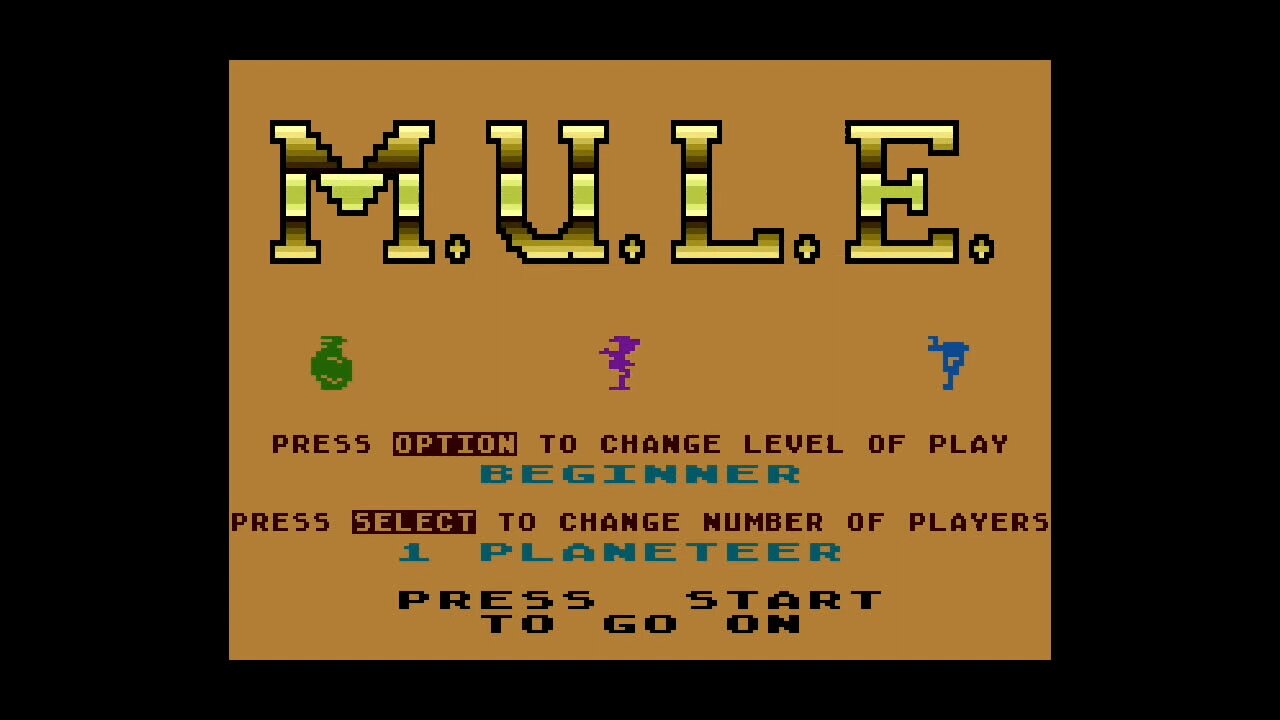 M.U.L.E. funktionierte erst im zweiten Anlauf wie gewünscht