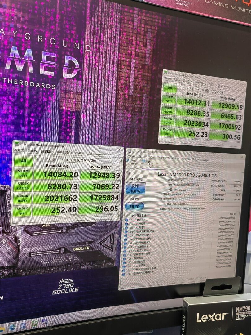 Lexar zeigt auch eine NM1090 Pro mit 14 GB/s