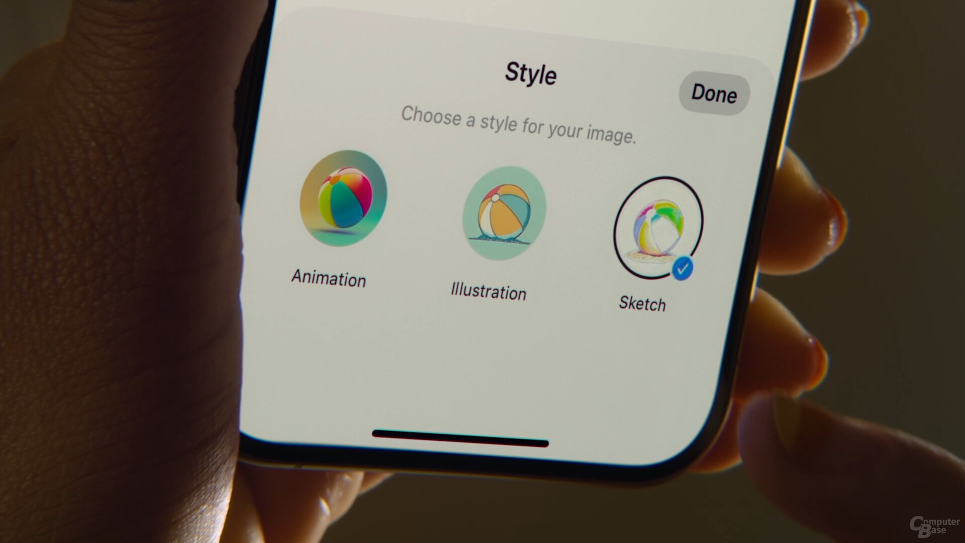 Image Playground ist Apple Generative-AI-Image-Creator