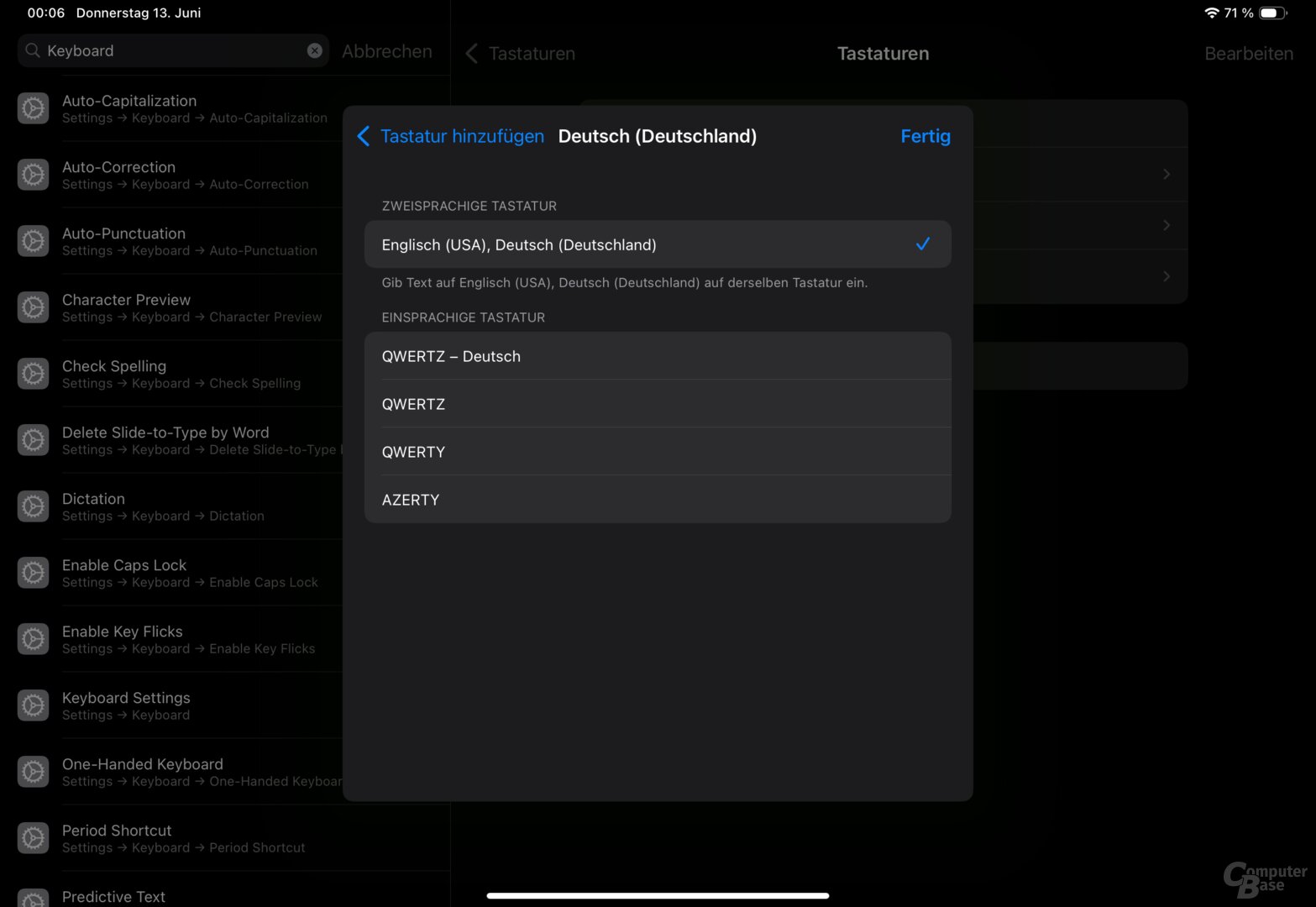 Zweisprachige Tastaturen