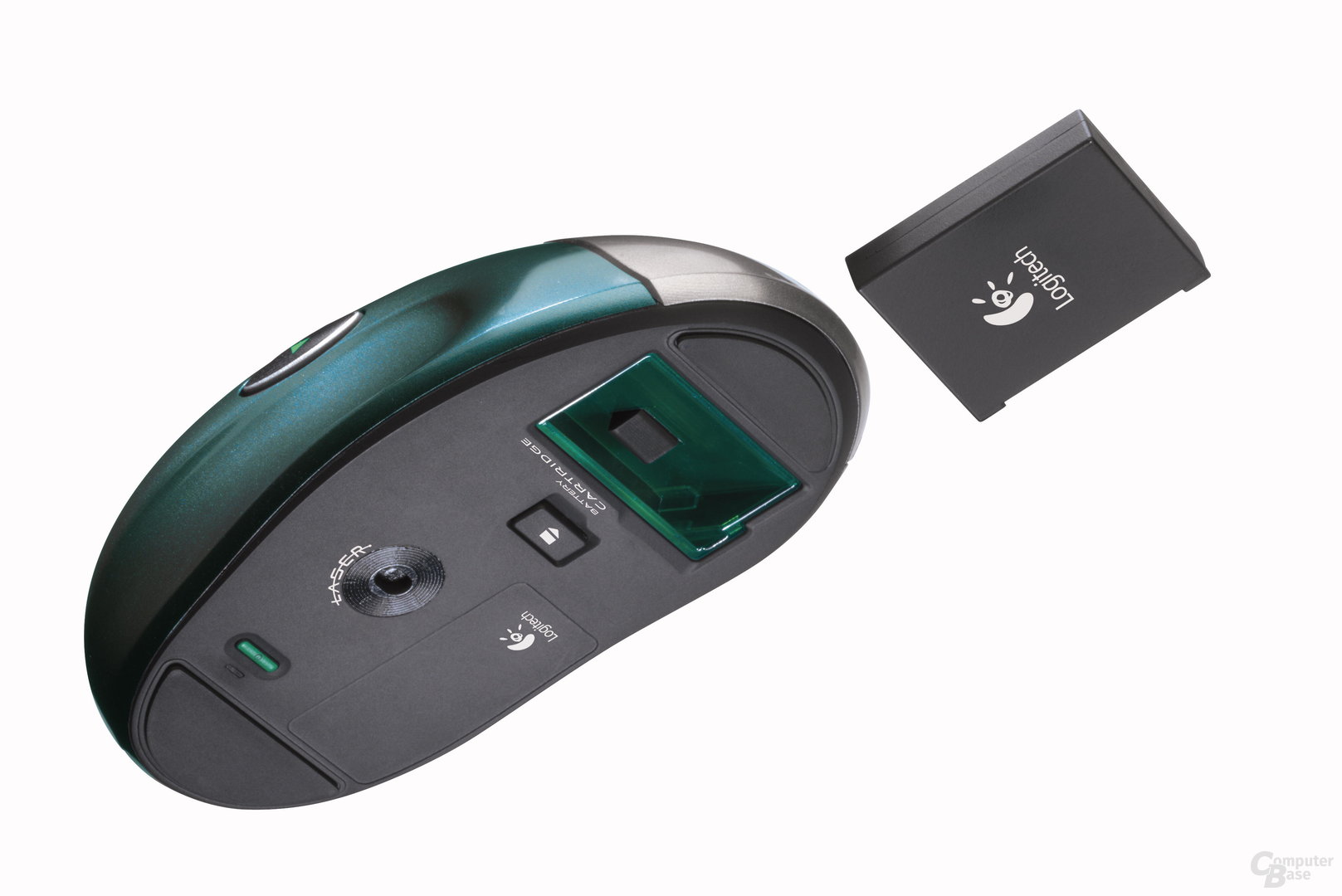 Unterseite der Logitech G7 Laser Cordless Mouse