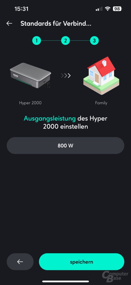 Inbetriebnahme des Zendure Hyper 2000 in der App
