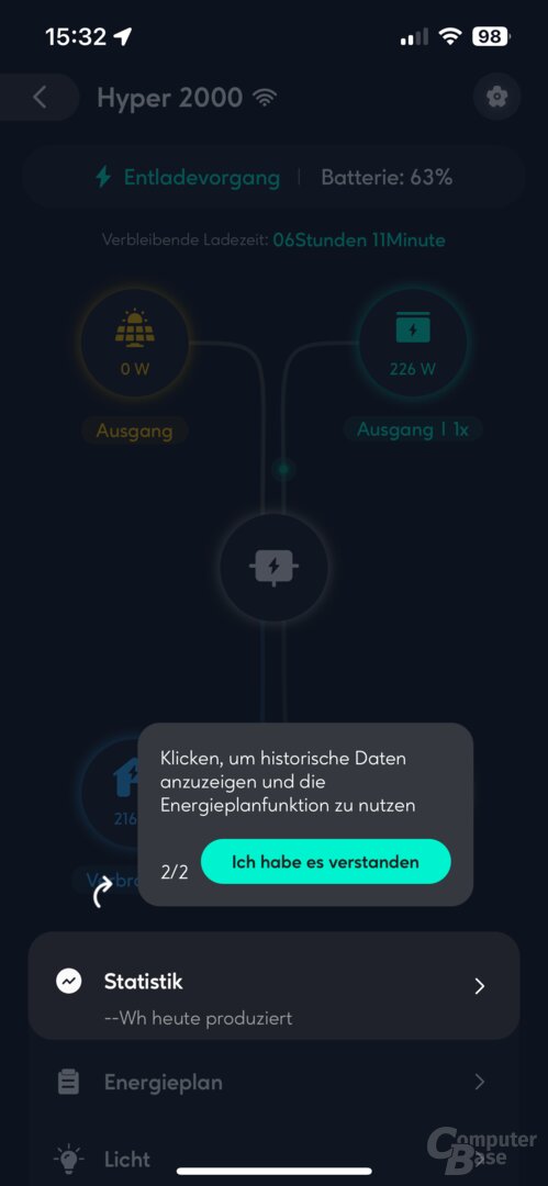 Inbetriebnahme des Zendure Hyper 2000 in der App