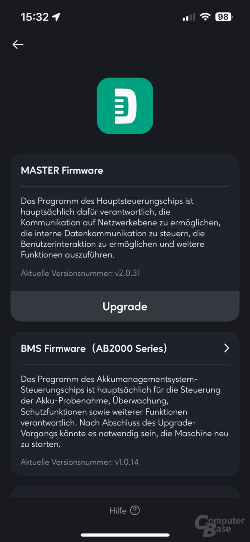Inbetriebnahme des Zendure Hyper 2000 in der App