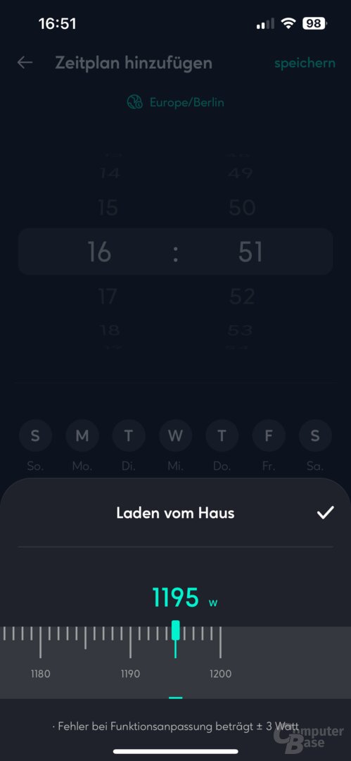 Steuerung des Hyper 2000 nach Zeitplänen