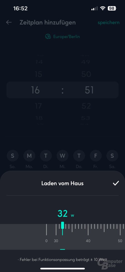 Steuerung des Hyper 2000 nach Zeitplänen