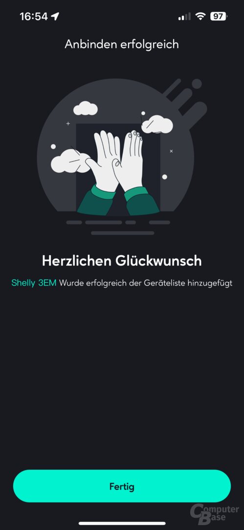 Shelly-Verknüpfung in der Zendure-App