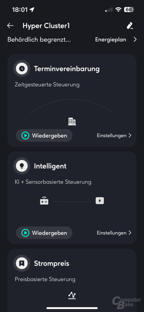 Steuerung des Clusters aus zwei Hyper 2000