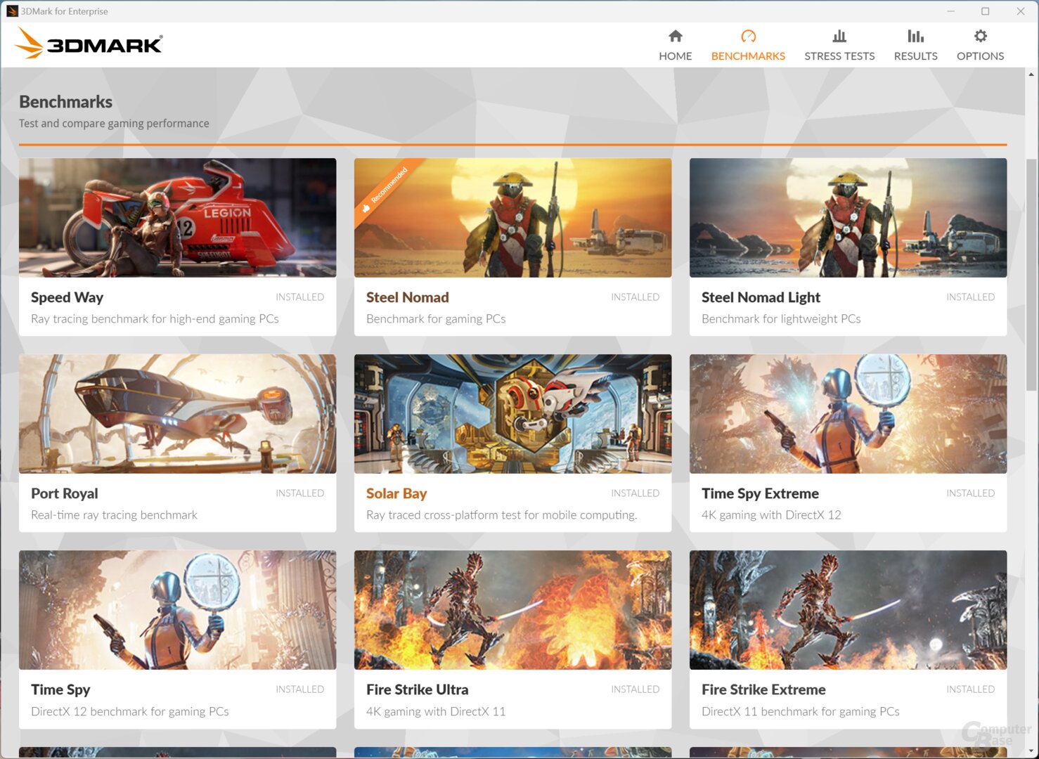 So wird der 3DMark Speed Way ausgeführt