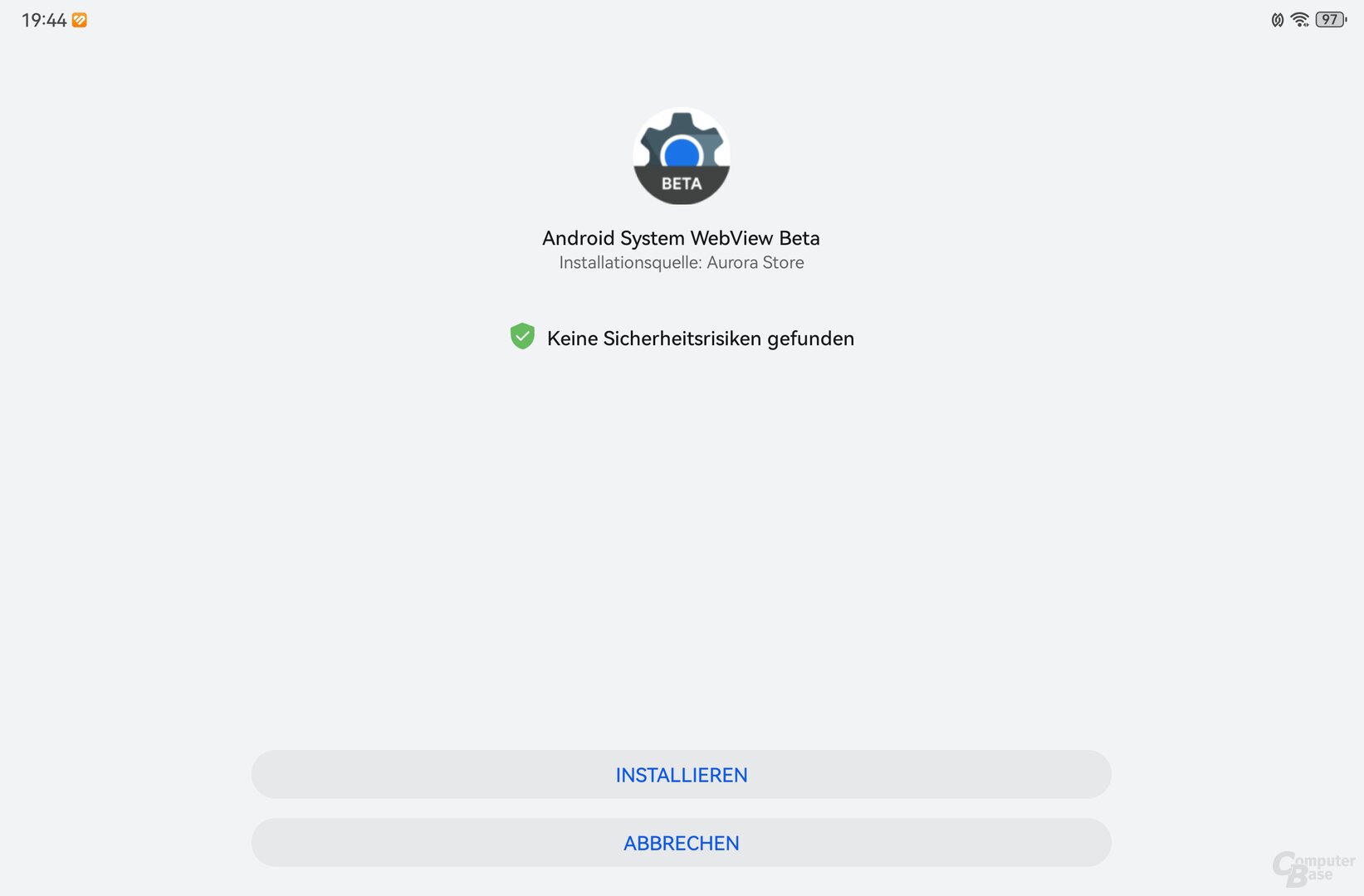 Android System WebView Beta installieren