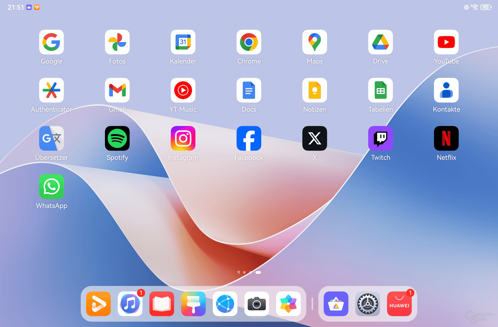 Huawei MatePad 11.5"S mit zahlreichen Google-Apps