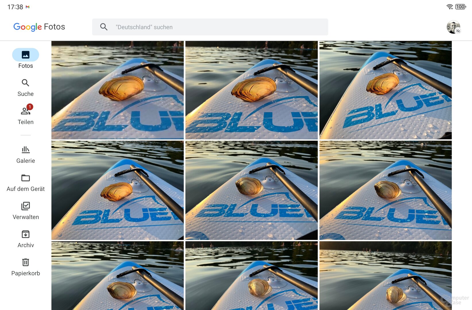 Google Fotos auf dem Huawei MatePad 11.5"S