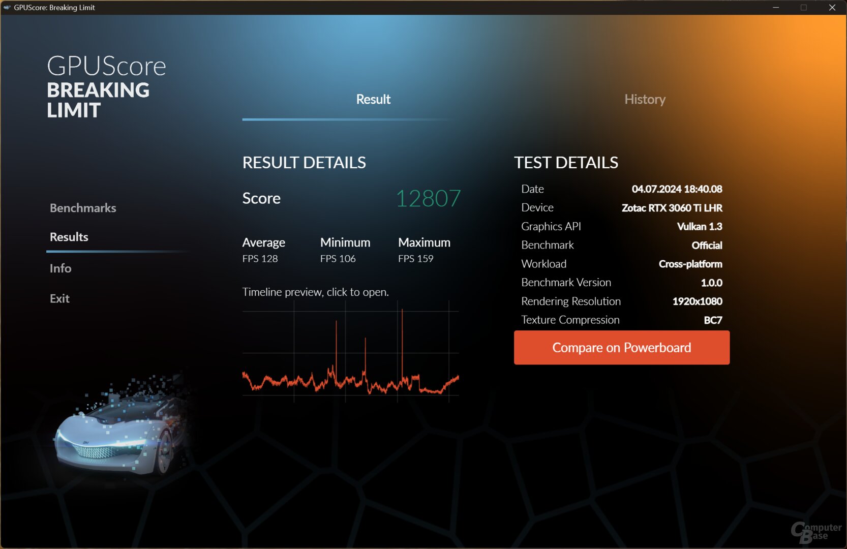 GPUScore Breaking Limit Benchmark
