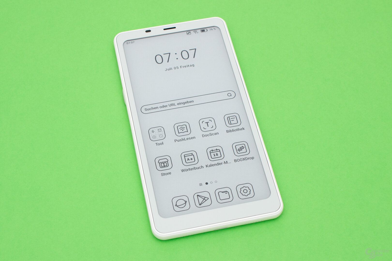 Auch die Oberfläche des Boox Palma erinnert mehr an ein Smartphone