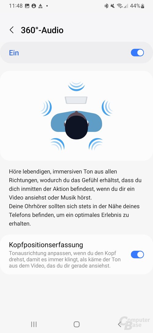 Galaxy Buds 3 Pro: 360° Audio wird nur mit einem Galaxy-Smartphone unterstützt