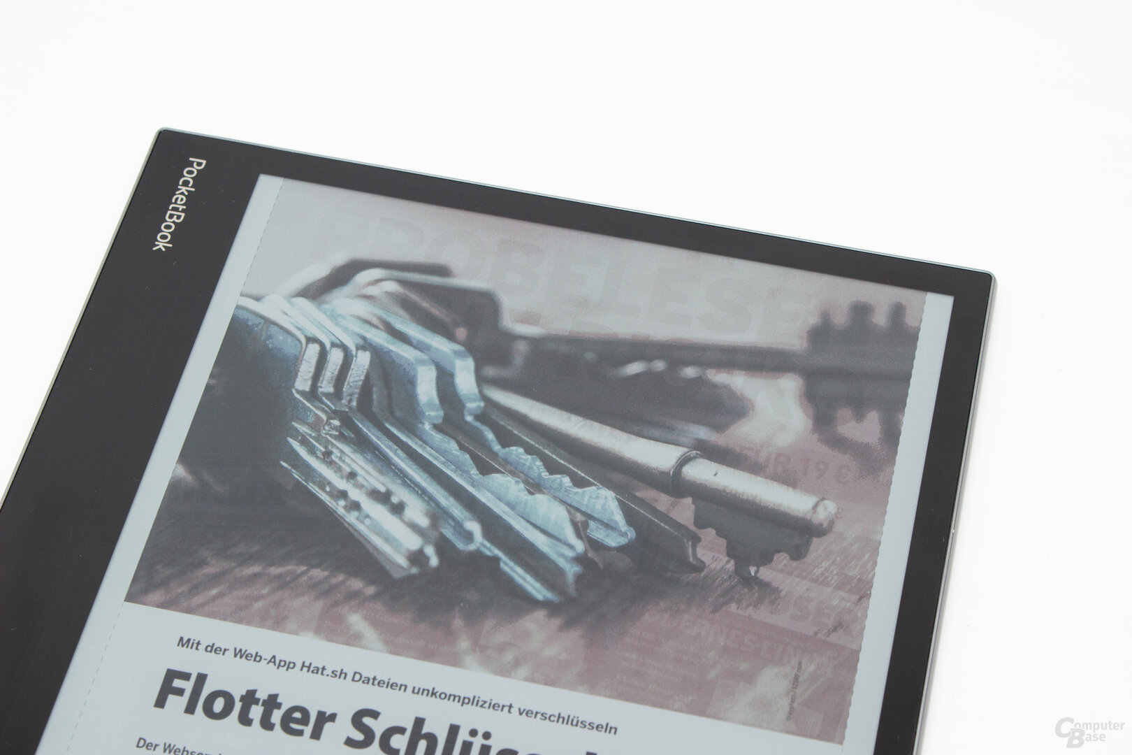 Das InkPad Eo hat teilweise sichtbare Ghosting-Probleme