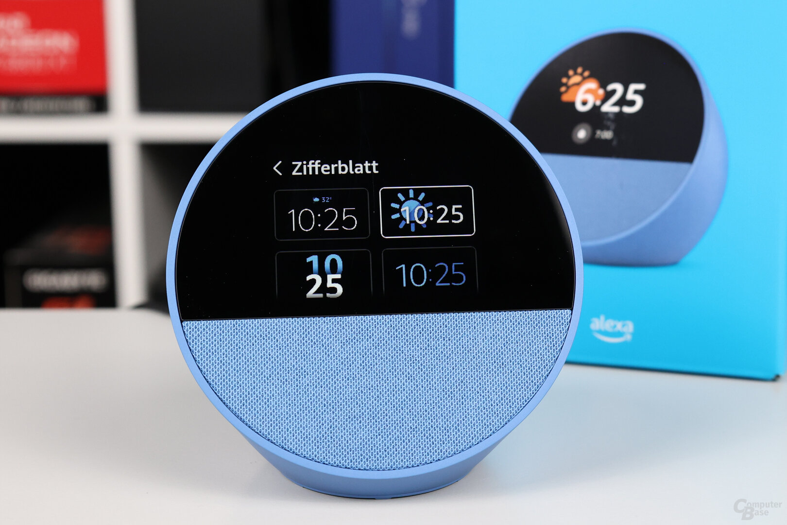 Echo Spot 2: Auswahl des Zifferblatts