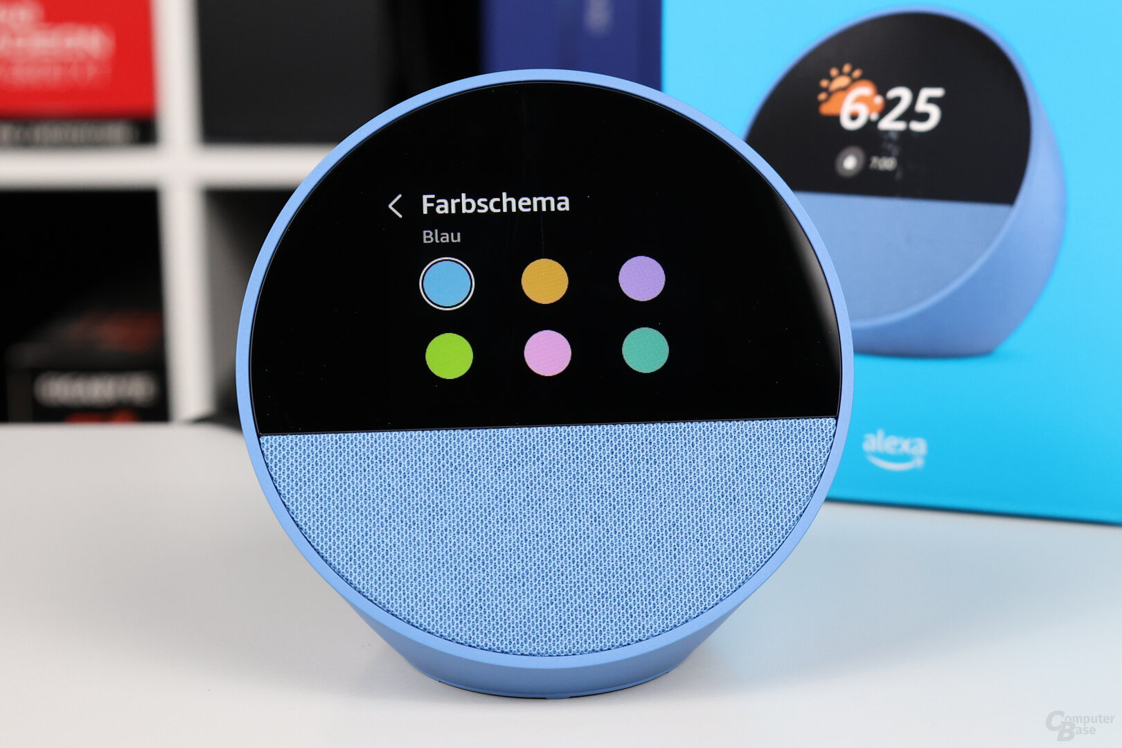 Echo Spot 2: Auswahl des Farbschemas