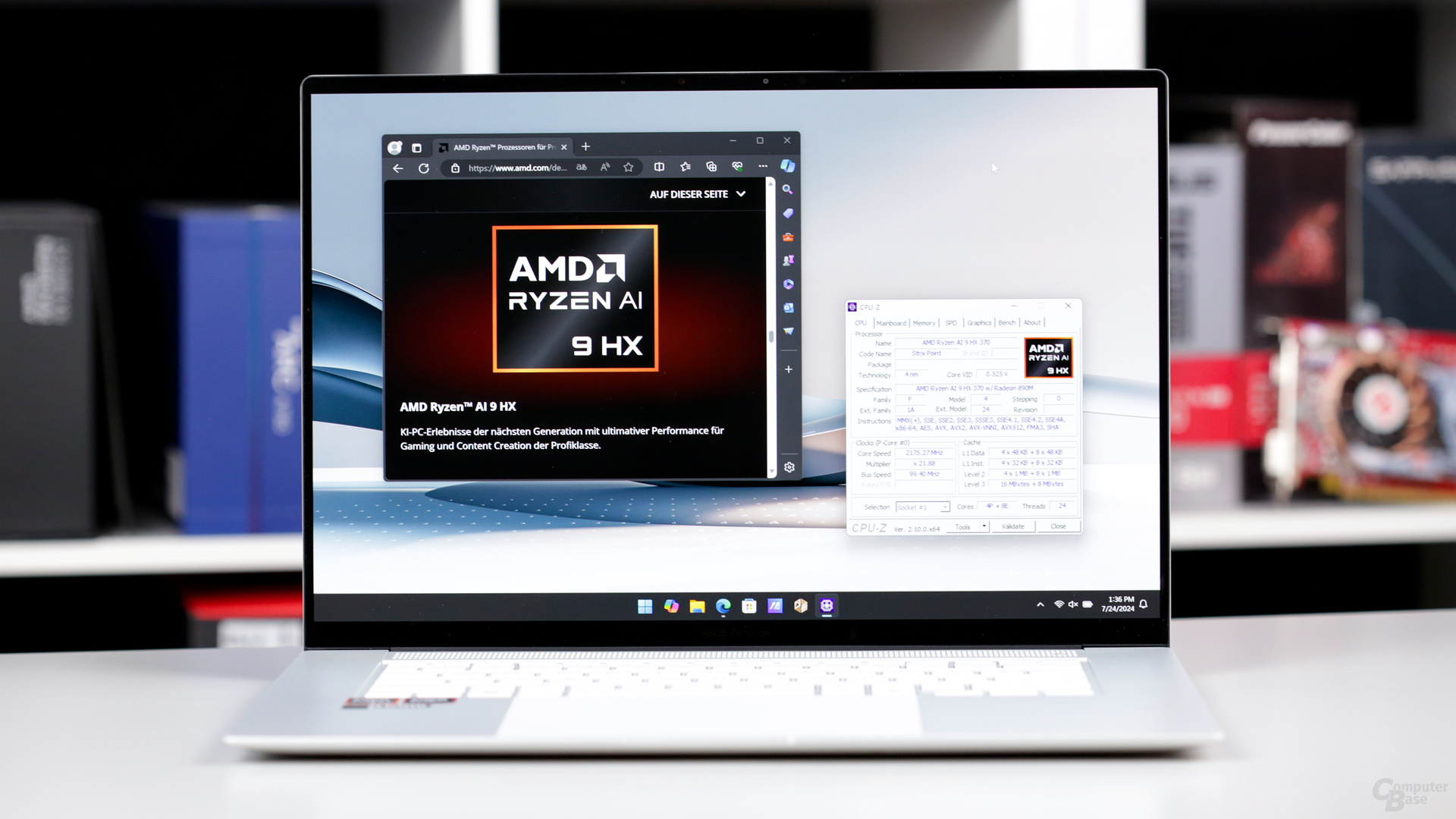 Asus Zenbook S 16 (UM5606W) mit AMD Ryzen 9 HX 370 im Test