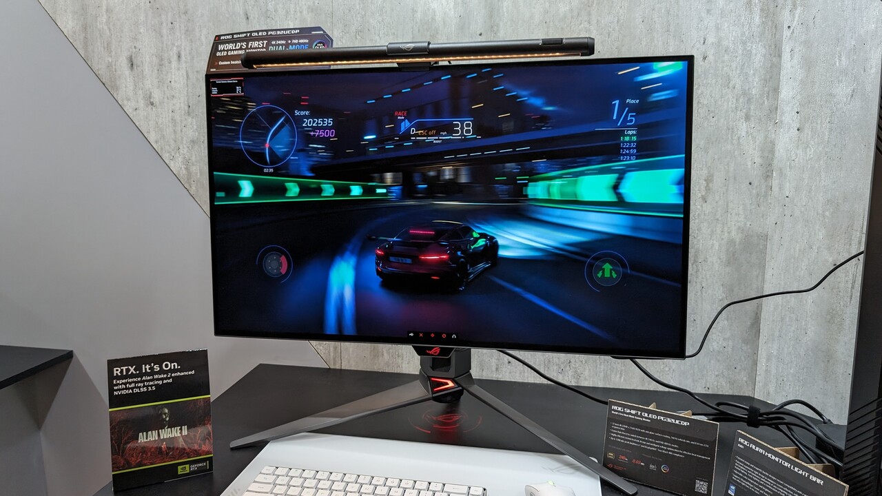 Asus PG32UCDP: Marktstart für den Dual-Mode-OLED-Monitor erfolgt