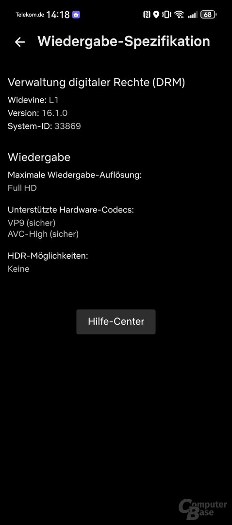 Download über GBox: Netflix-Wiedergabe in HD-Qualität auf dem Pura 70 Ultra