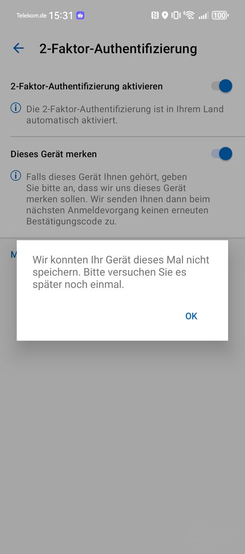 Die Amex-App merkt sich das Pura 70 Ultra nicht