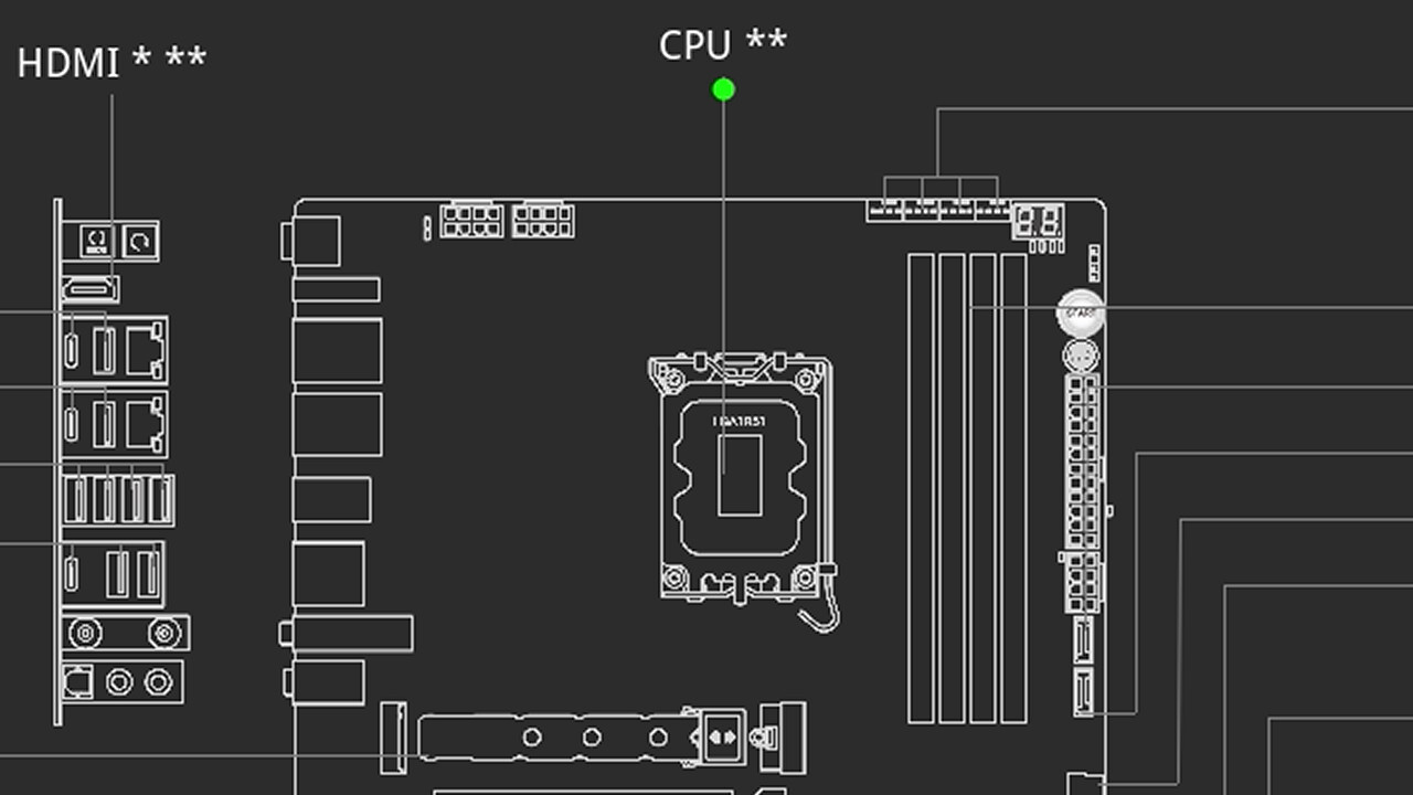 Q-Dashboard: Asus zeigt AMD-X870(E)-Feature auf Intel-LGA-1851-Platine