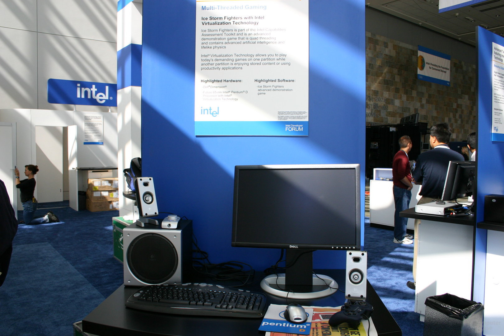Hier hat sich der neue 65-nm-Dual-Core Pentium D „Presler“ versteckt