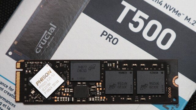 Firmware P8CR003 im Test: Die Crucial T500 SSD wird nach Update nicht immer besser