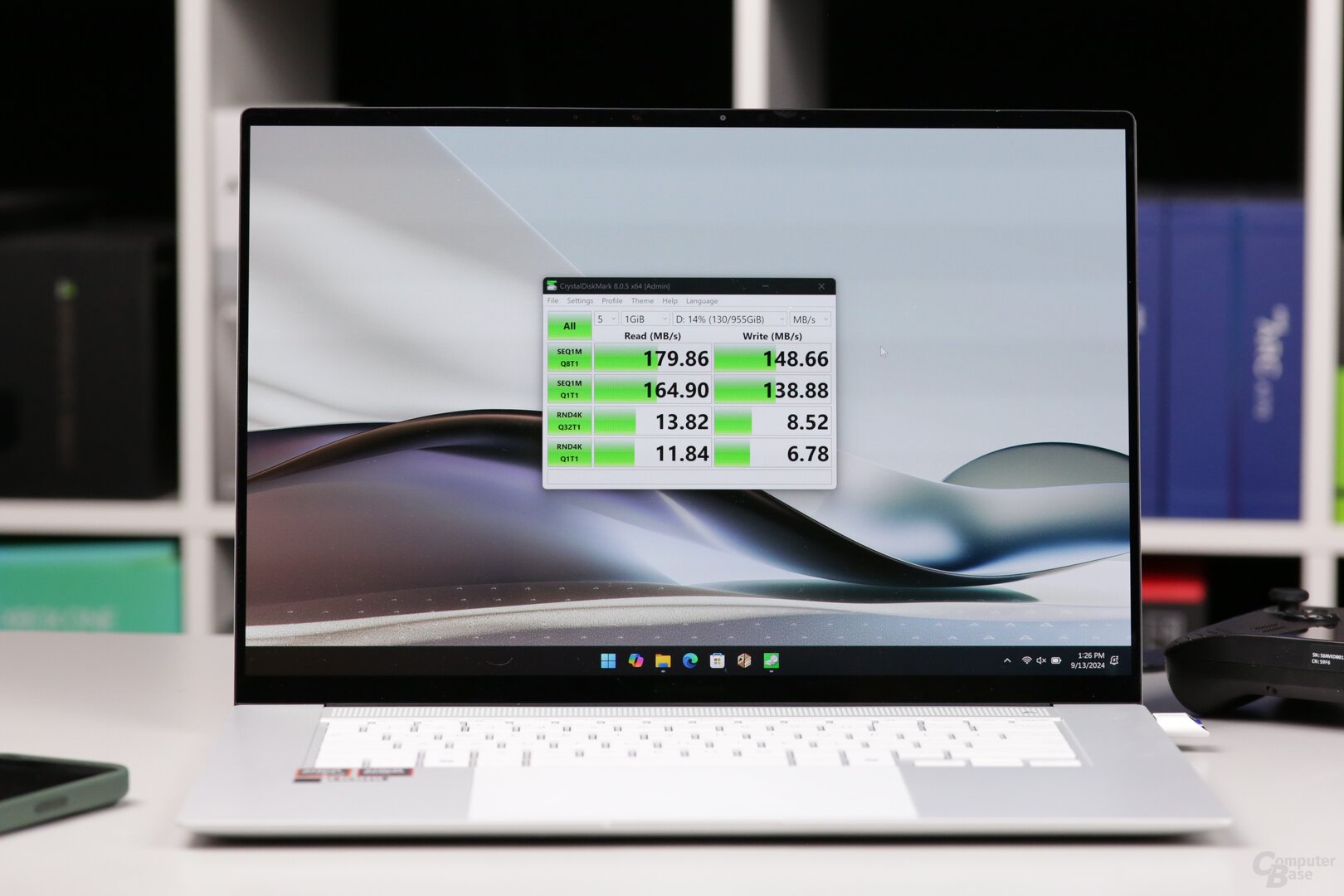 Erst im USB-Adapter von Samsung wird die volle Leistung der Samsung Pro Plus microSD-Speicherkarte sichtbar