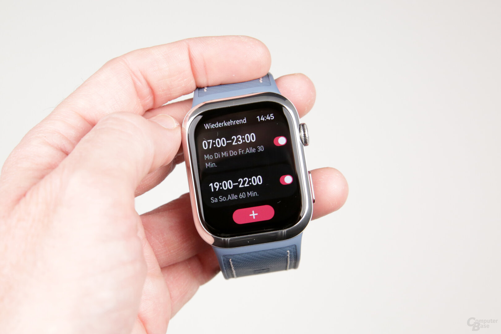 Wiederkehrende Blutdruckmesserinnerungen auf der Watch D2