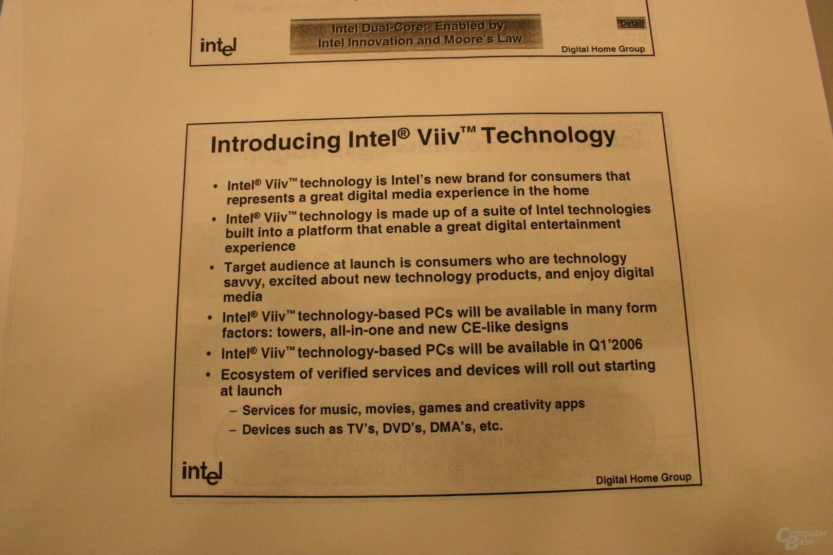 IDF 2005: Intel präsentiert „VIIV“